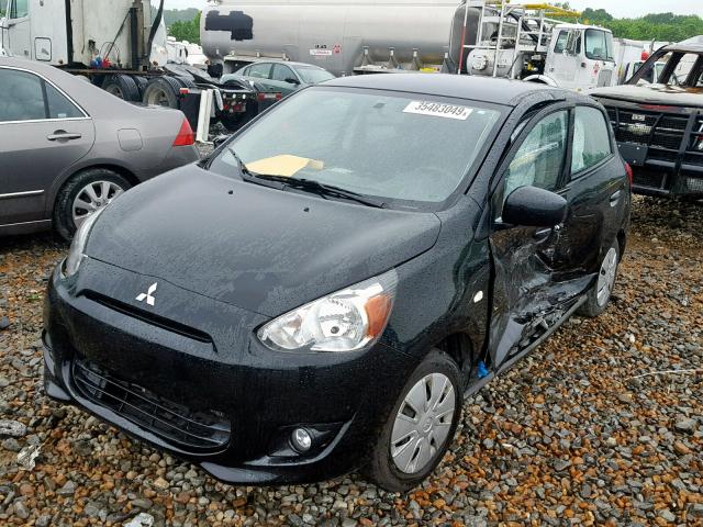 ML32A3HJ7FH031263 - 2015 MITSUBISHI MIRAGE DE BLACK photo 2