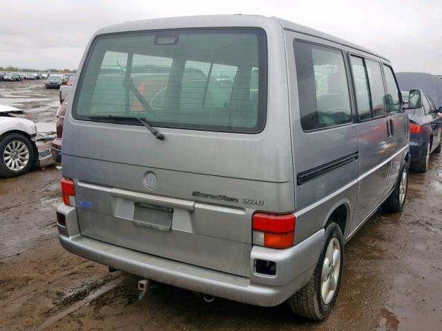 WV2KH2705XH017697 - 1999 VOLKSWAGEN EUROVAN GL GRAY photo 4