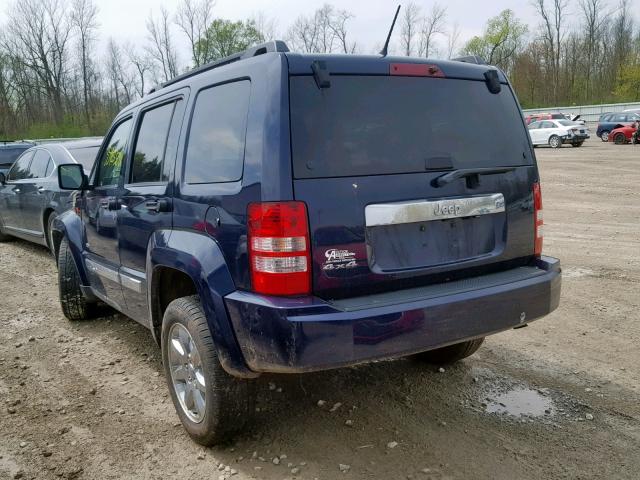 1C4PJMAK5CW176188 - 2012 JEEP LIBERTY SP BLUE photo 3