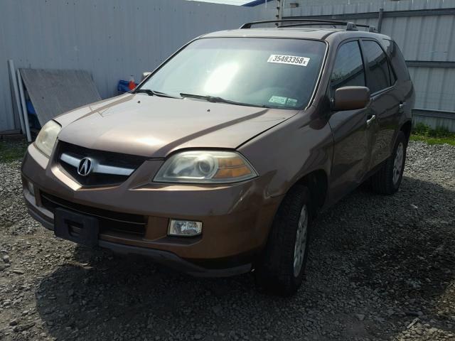 2HNYD18614H516904 - 2004 ACURA MDX TOURIN BROWN photo 2