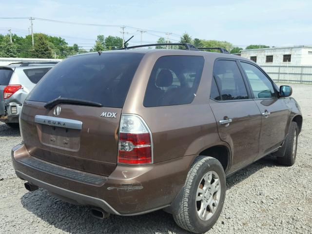 2HNYD18614H516904 - 2004 ACURA MDX TOURIN BROWN photo 4