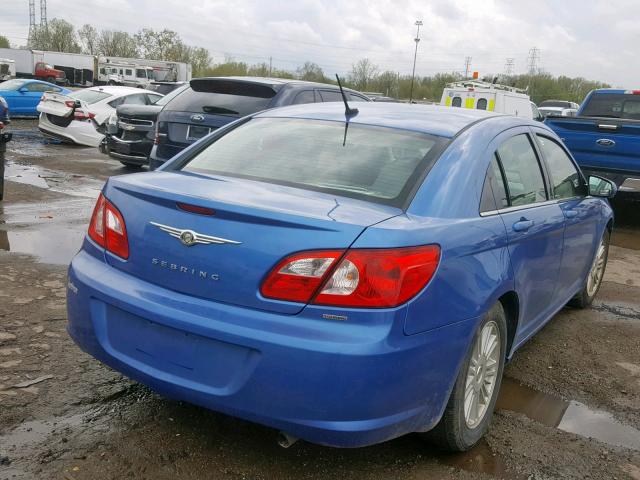 1C3LC56KX8N254571 - 2008 CHRYSLER SEBRING TO BLUE photo 4