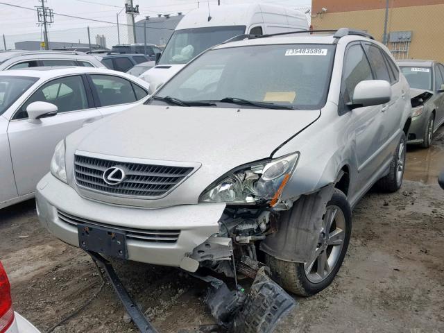 JTJHW31U560018262 - 2006 LEXUS RX 400 SILVER photo 2