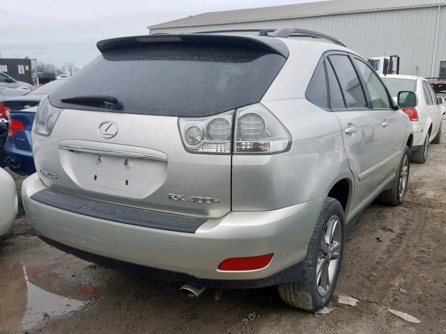 JTJHW31U560018262 - 2006 LEXUS RX 400 SILVER photo 4