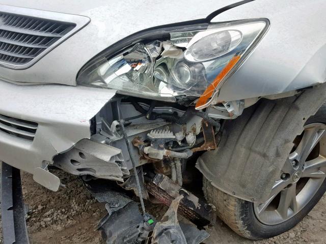 JTJHW31U560018262 - 2006 LEXUS RX 400 SILVER photo 9