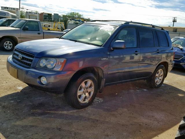 JTEGF21A920030998 - 2002 TOYOTA HIGHLANDER GRAY photo 2