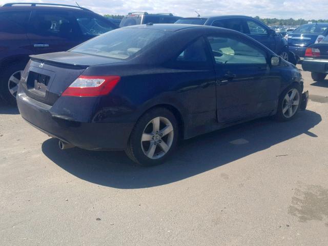 2HGFG12958H544476 - 2008 HONDA CIVIC EXL BLACK photo 4