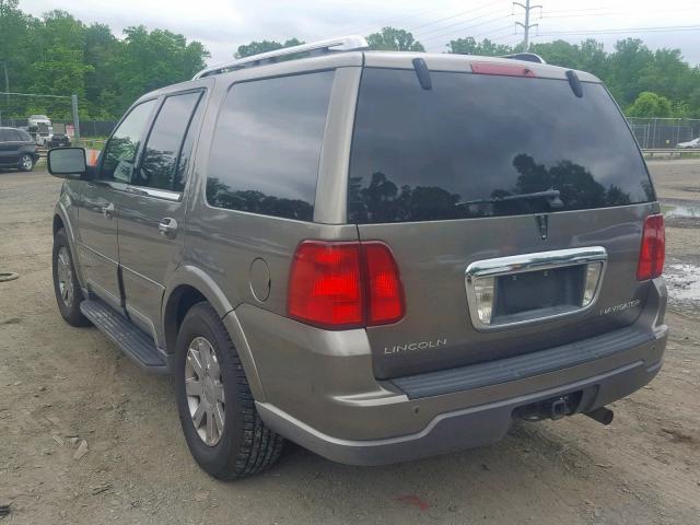 5LMFU27R94LJ05292 - 2004 LINCOLN NAVIGATOR TAN photo 3