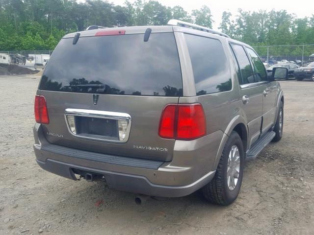 5LMFU27R94LJ05292 - 2004 LINCOLN NAVIGATOR TAN photo 4