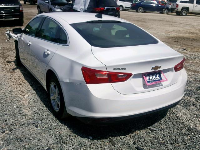 1G1ZB5ST7JF181238 - 2018 CHEVROLET MALIBU LS WHITE photo 3
