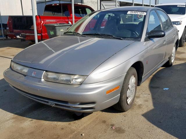 1G8ZH5282VZ177582 - 1997 SATURN SL1 GRAY photo 2