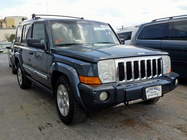 1J8HG58217C672104 - 2007 JEEP COMMANDER BLUE photo 1