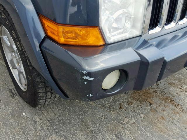 1J8HG58217C672104 - 2007 JEEP COMMANDER BLUE photo 10