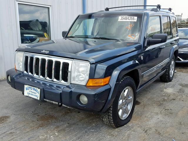 1J8HG58217C672104 - 2007 JEEP COMMANDER BLUE photo 2