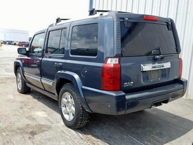 1J8HG58217C672104 - 2007 JEEP COMMANDER BLUE photo 3