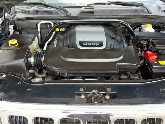 1J8HG58217C672104 - 2007 JEEP COMMANDER BLUE photo 7