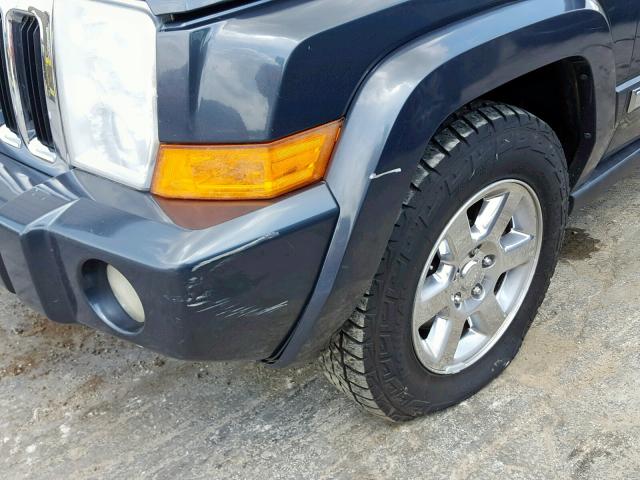1J8HG58217C672104 - 2007 JEEP COMMANDER BLUE photo 9