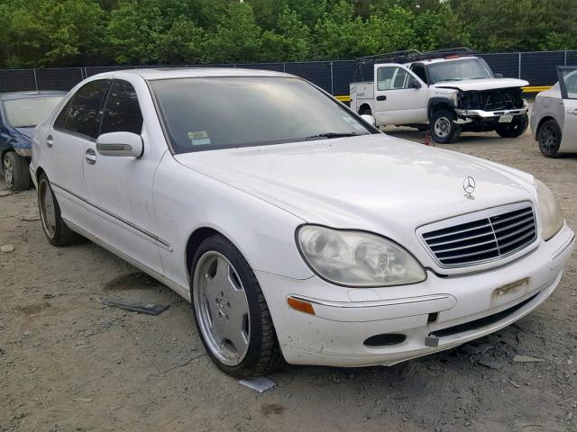 WDBNG75J9YA060195 - 2000 MERCEDES-BENZ S 500 WHITE photo 1