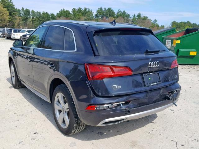 WA1BNAFY1J2093804 - 2018 AUDI Q5 PREMIUM BLUE photo 3