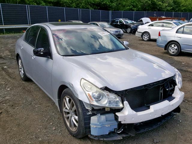 JNKCV61E49M304836 - 2009 INFINITI G37 BASE SILVER photo 1