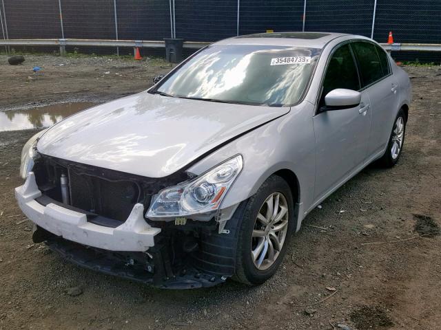 JNKCV61E49M304836 - 2009 INFINITI G37 BASE SILVER photo 2