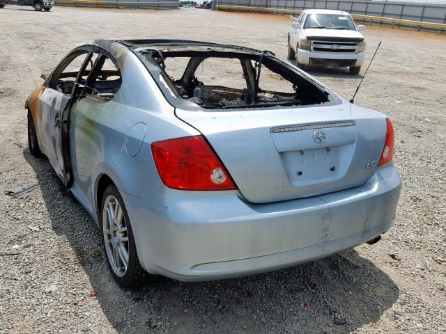 JTKDE177360122722 - 2006 TOYOTA SCION TC BLUE photo 3