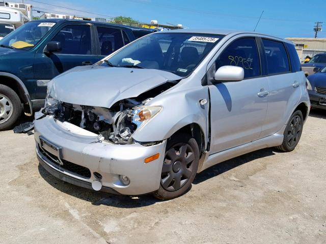 JTKKT604850105505 - 2005 TOYOTA SCION XA SILVER photo 2