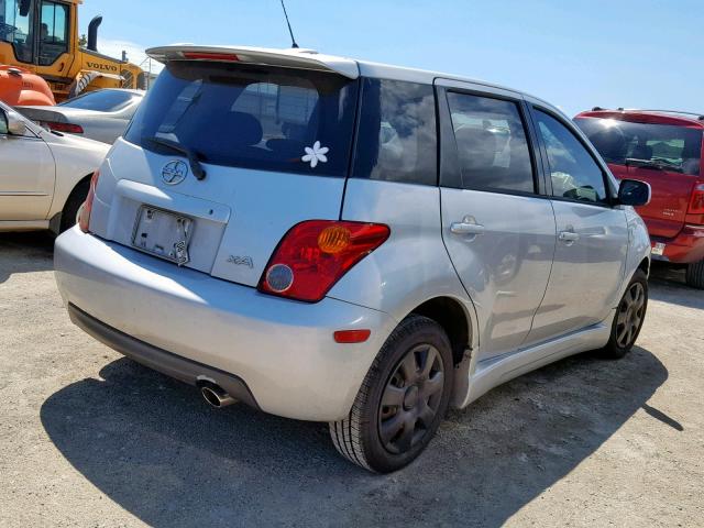 JTKKT604850105505 - 2005 TOYOTA SCION XA SILVER photo 4