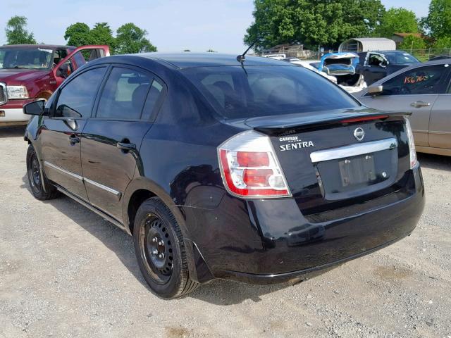 3N1AB6AP8CL777842 - 2012 NISSAN SENTRA 2.0 BLACK photo 3