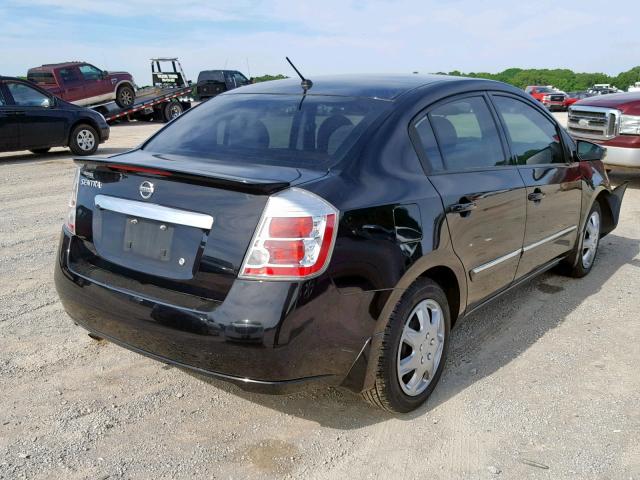 3N1AB6AP8CL777842 - 2012 NISSAN SENTRA 2.0 BLACK photo 4