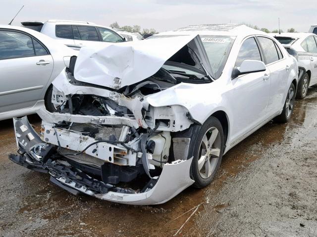 1G1ZC5E11BF172804 - 2011 CHEVROLET MALIBU 1LT WHITE photo 2