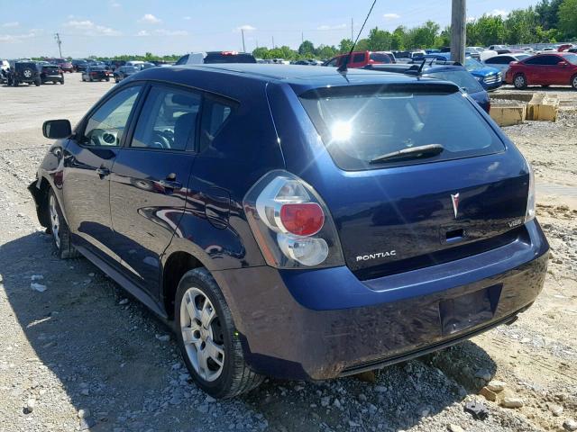 5Y2SP6E02AZ412319 - 2010 PONTIAC VIBE Mavi foto 3