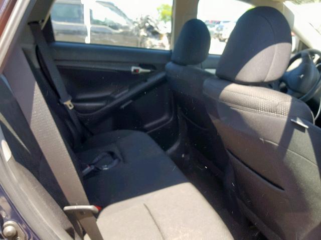 5Y2SP6E02AZ412319 - 2010 PONTIAC VIBE Mavi foto 6