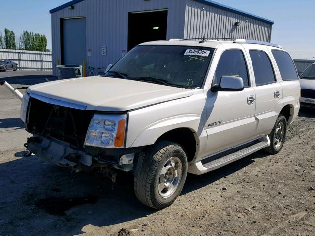 1GYEK63N02R283969 - 2002 CADILLAC ESCALADE L WHITE photo 2