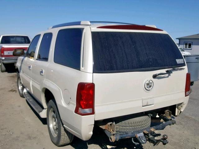 1GYEK63N02R283969 - 2002 CADILLAC ESCALADE L WHITE photo 3