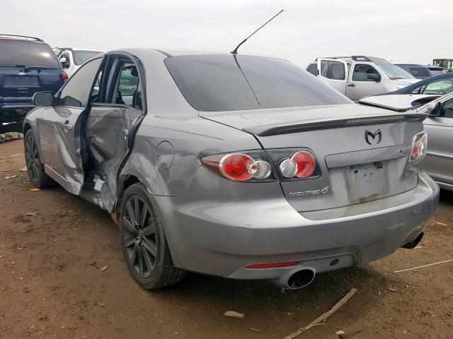 JM1GG12L061100416 - 2006 MAZDA SPEED 6 GRAY photo 3