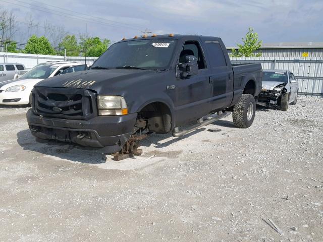 1FTSW31P53EC05423 - 2003 FORD F350 SRW S BLACK photo 2