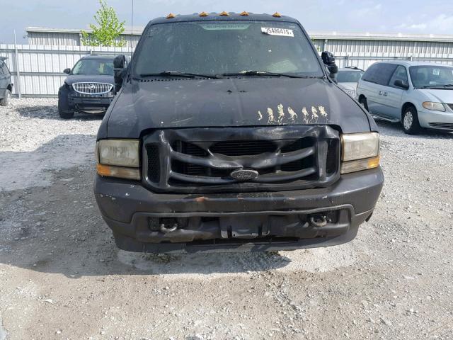 1FTSW31P53EC05423 - 2003 FORD F350 SRW S BLACK photo 9