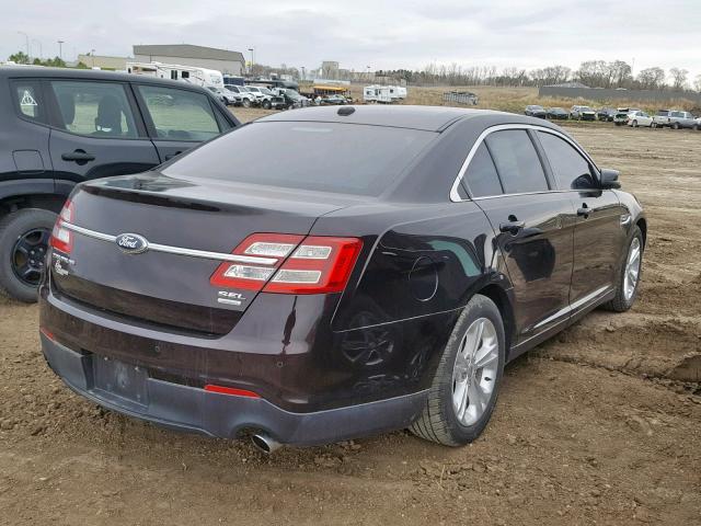 1FAHP2E95DG164686 - 2013 FORD TAURUS SEL BROWN photo 4