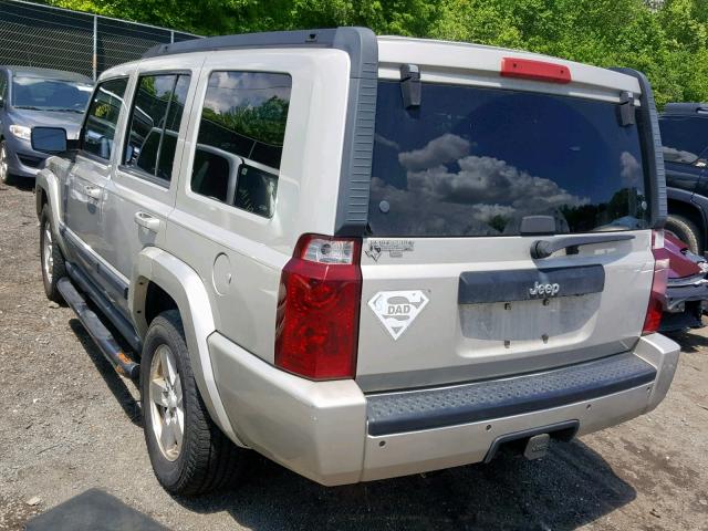 1J8HH48K78C180475 - 2008 JEEP COMMANDER GOLD photo 3