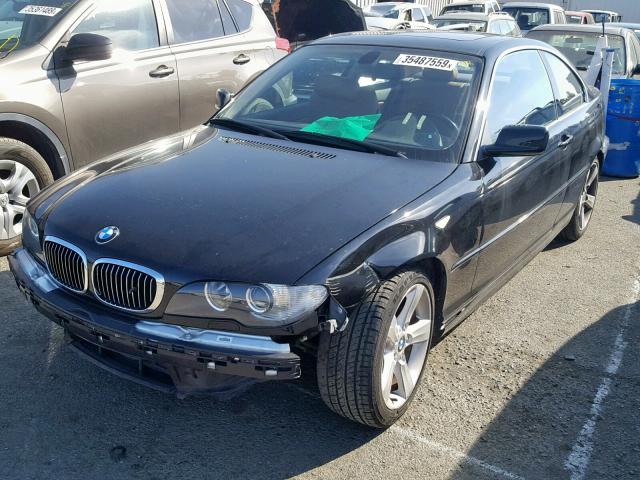 WBABD33404PL05716 - 2004 BMW 325 CI BLACK photo 2