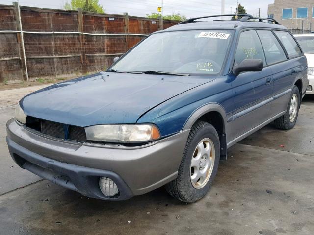 4S3BG6854T7373111 - 1996 SUBARU LEGACY OUT GREEN photo 2