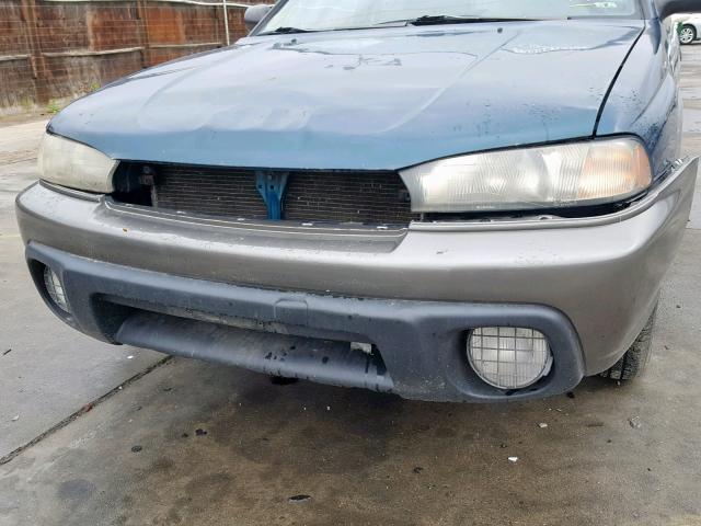 4S3BG6854T7373111 - 1996 SUBARU LEGACY OUT GREEN photo 9