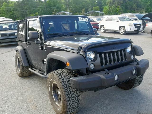 1C4AJWAG6GL258094 - 2016 JEEP WRANGLER S BLACK photo 1