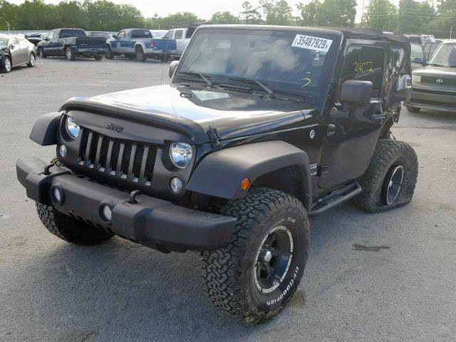 1C4AJWAG6GL258094 - 2016 JEEP WRANGLER S BLACK photo 2