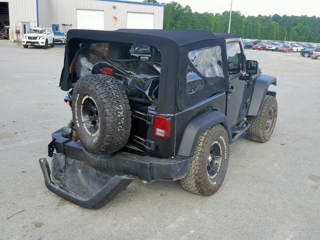 1C4AJWAG6GL258094 - 2016 JEEP WRANGLER S BLACK photo 4