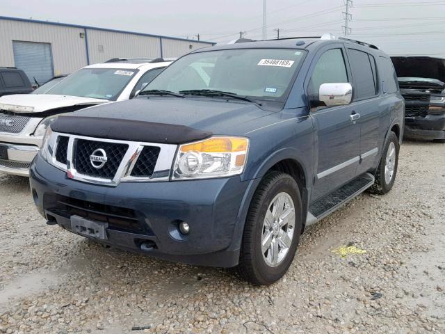 5N1BA0NF4DN605954 - 2013 NISSAN ARMADA PLA BLUE photo 2