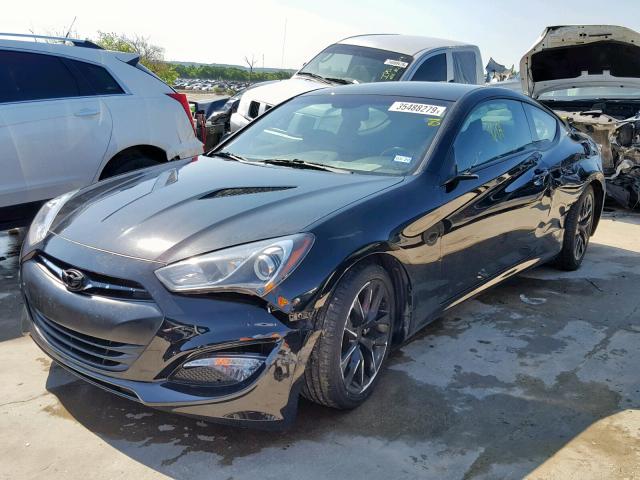 KMHHT6KJ4GU136729 - 2016 HYUNDAI GENESIS CO BLACK photo 2