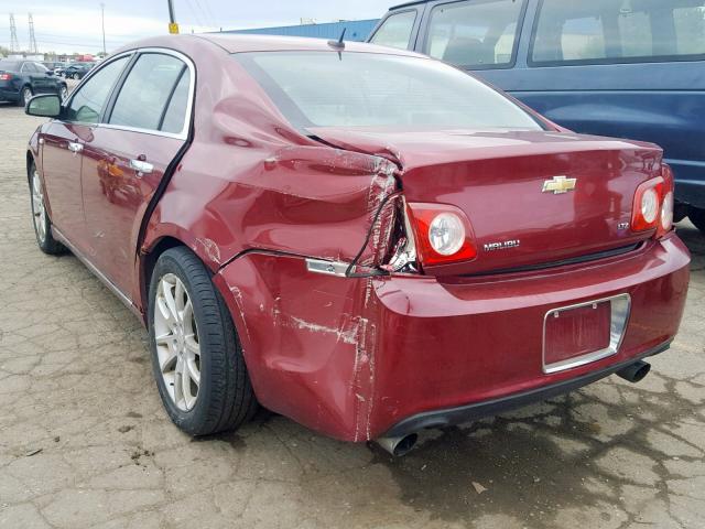 1G1ZK57708F180891 - 2008 CHEVROLET MALIBU LTZ 勃艮第红 照片 3