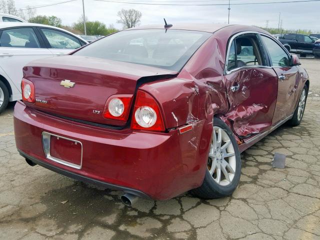 1G1ZK57708F180891 - 2008 CHEVROLET MALIBU LTZ 勃艮第红 照片 4